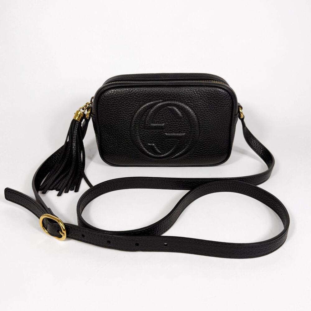 Gucci Pebbled Calfskin Mini Soho Disco Bag - Picture 3 of 11